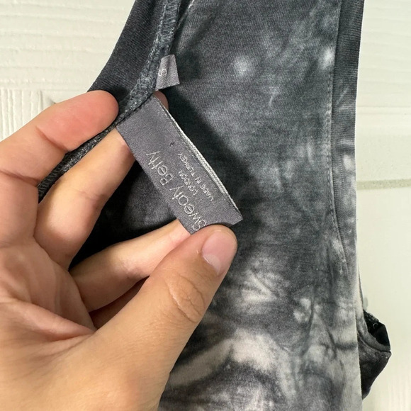 Sweaty Betty Take it Easy Black Tie Dye Tank Dress Size Small - Picture 5 of 9